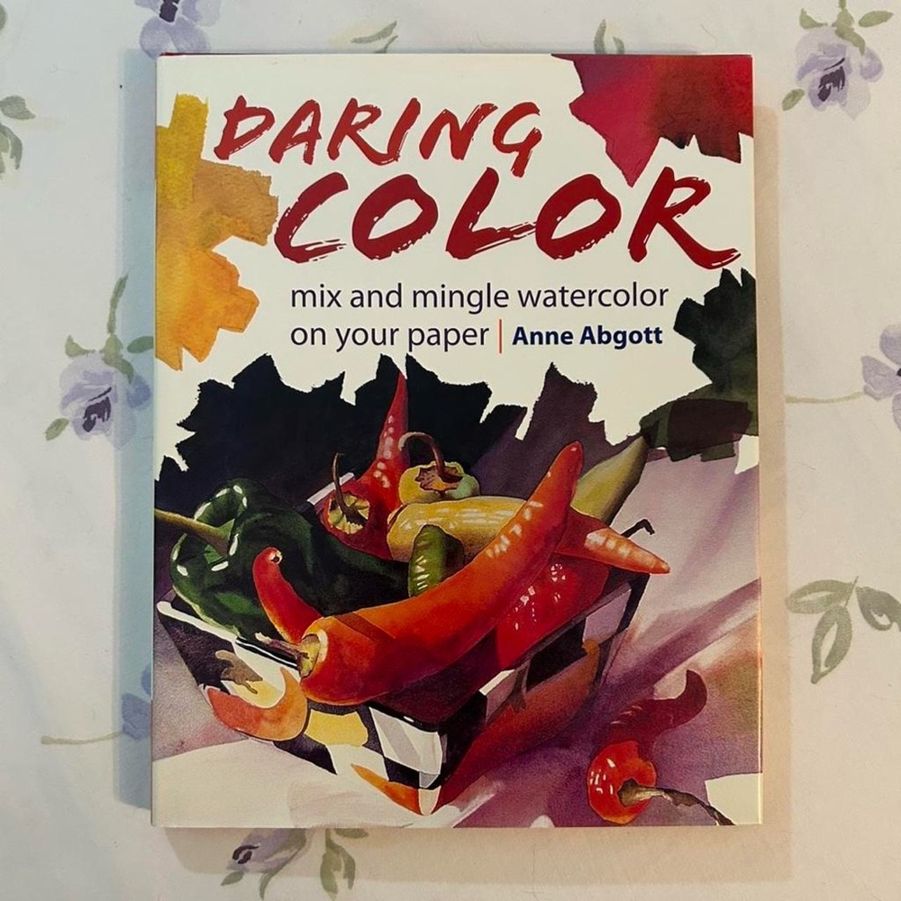 Y2K Academia Cottagecore Artisan 
Daring Color Watercolor Book